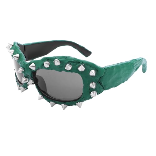 Zktfyshk Sportliche Sonnenbrille für Shows, Bühne und Alltag, einzigartiges Zubehör, modernes Outfit, Foto-Requisiten Zktfyshk Sportliche Sonnenbrille für Shows, Bühne und Alltag, einzigartiges Zubehör, modernes Outfit, Foto-Requisiten von Zktfyshk