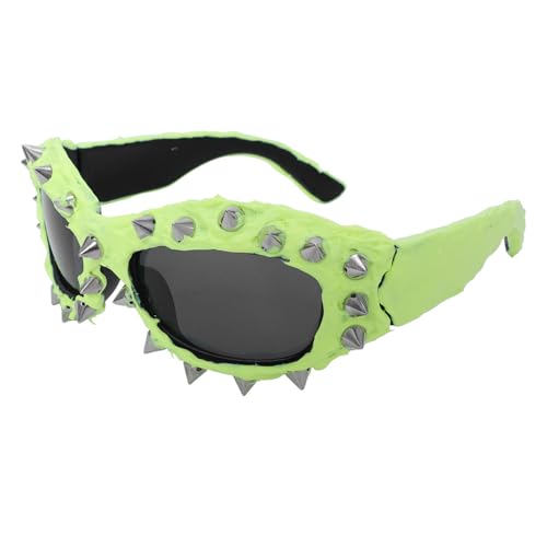 Zktfyshk Sportliche Sonnenbrille für Shows, Bühne und Alltag, einzigartiges Zubehör, modernes Outfit, Foto-Requisiten Zktfyshk Sportliche Sonnenbrille für Shows, Bühne und Alltag, einzigartiges Zubehör, modernes Outfit, Foto-Requisiten von Zktfyshk