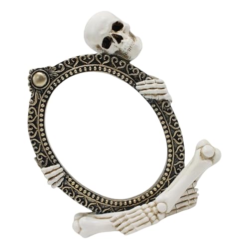 Zktfyshk Totenkopf-Bilderrahmen aus Kunstharz, Ornament, Skelettrahmen, Dekoration, Urlaub, Party, Tafelaufsätze für Themen Zktfyshk Totenkopf-Bilderrahmen aus Kunstharz, Ornament, Skelettrahmen, Dekoration, Urlaub, Party, Tafelaufsätze für Themen von Zktfyshk