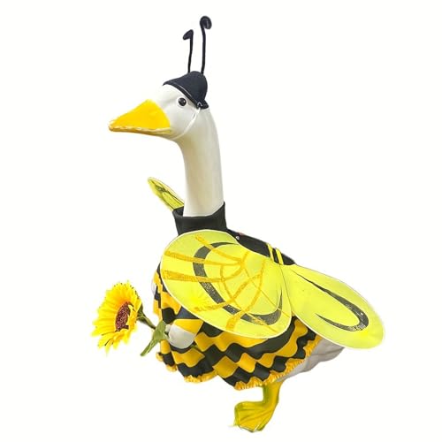 Zktfyshk Veranda Gänse Outfit Gänse Kostüm Gänse Kleidung mit Flügel für Garten Hof Terrassen Zktfyshk Veranda Gänse Outfit Gänse Kostüm Gänse Kleidung mit Flügel für Garten Hof Terrassen von Zktfyshk