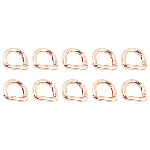 10 PCs Feder D Rings Key Hooks Metall Keyring Clipschnallen Verschlüsse Für Riemen Rucksäcke Handtasche Geldbeutelriemen 10 PCs Feder D Rings Key Hooks Metall Keyring Clipschnallen Verschlüsse Für Riemen Rucksäcke Handtasche Geldbeutelriemen von Zkydhbd