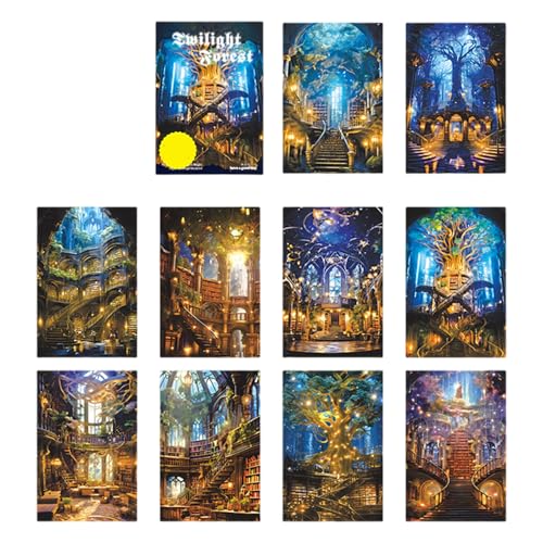 10 Sheets Forests Series Sticker Scrapbook Ästhetische Landschaft Dekorativ Für Mädchen Jungen Journal Szene Landschaftswald Serie 10 Sheets Forests Series Sticker Scrapbook Ästhetische Landschaft Dekorativ Für Mädchen Jungen Journal Szene Landschaftswald Serie von Zkydhbd