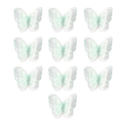 10pcs Stickerei Schmetterlingsnähte Auf Flecken Bestickte Applikationen Zum Nähen Von Handwerksbrautkleid Verzierung von Zkydhbd
