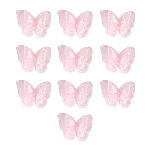 10pcs Stickerei Schmetterlingsnähte Auf Flecken Bestickte Applikationen Zum Nähen Von Handwerksbrautkleid Verzierung von Zkydhbd