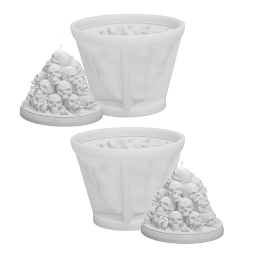2x/Set Halloween Silikone Schimmel Schädel Kerzenform Oramenthandgefertigte Gussgusse Form Duft Kerzenform Craft Supply 2x/Set Halloween Silikone Schimmel Schädel Kerzenform Oramenthandgefertigte Gussgusse Form Duft Kerzenform Craft Supply von Zkydhbd