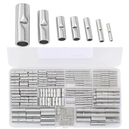 300 Pcs Buttanschlüsse Elektrische Kabelverbinder Batteriekabelanschlüsse Copper Spleißstiere Crimp Klemmen Hülsenanschlüsse Elektrische Drahtanschlüsse 300 Pcs Buttanschlüsse Elektrische Kabelverbinder Batteriekabelanschlüsse Copper Spleißstiere Crimp Klemmen Hülsenanschlüsse Elektrische Drahtanschlüsse von Zkydhbd