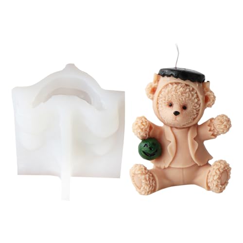 3D Bärenkerzenform Arherapie Kerze Schimmelpilze Epoxidharz Wachsform Handgefertigtes Gipsummenten Für Handwerksliebhaber Kuchenform Kuchenform von Zkydhbd