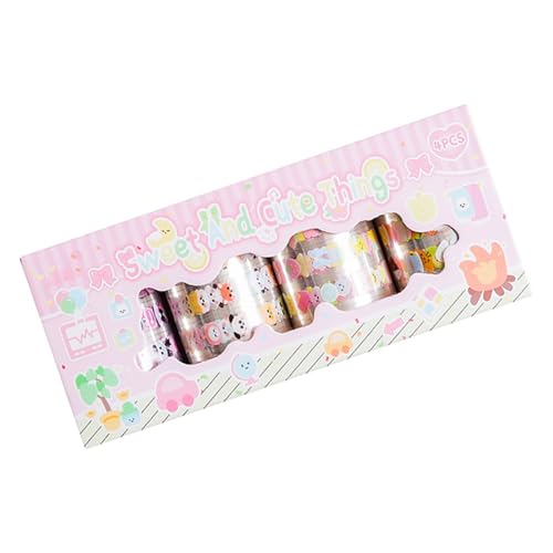 4 Rolls Papierband Schöne Tierhandbook Tape Süße Klebeband Dekorative Bandkünstler Band Scrapbooking Supplies 4 Rolls Papierband Schöne Tierhandbook Tape Süße Klebeband Dekorative Bandkünstler Band Scrapbooking Supplies von Zkydhbd