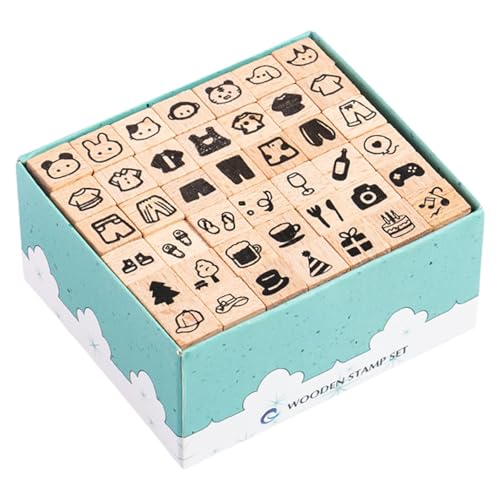 42pcs Holzhandwerk Stempel Scrapbooking Hintergrund Briefmarkenbuchstaben Geomotischer Musterstempel Für Scrapbooking Journal 42pcs Holzhandwerk Stempel Scrapbooking Hintergrund Briefmarkenbuchstaben Geomotischer Musterstempel Für Scrapbooking Journal von Zkydhbd