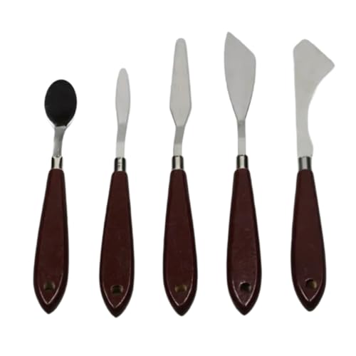 5 PCs Malerei Mischung Schaber Malerei Spatel Set Palette Scraper Set Tool Für Leinwand 5 PCs Malerei Mischung Schaber Malerei Spatel Set Palette Scraper Set Tool Für Leinwand von Zkydhbd