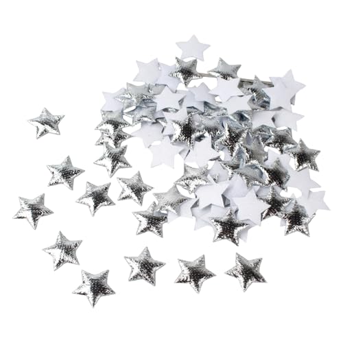5 Packs Gold Silber Red Star Patches Stern Appliken Eisen Auf Flecken Dekorative Applikationen Bastelmittel Für Baghut von Zkydhbd