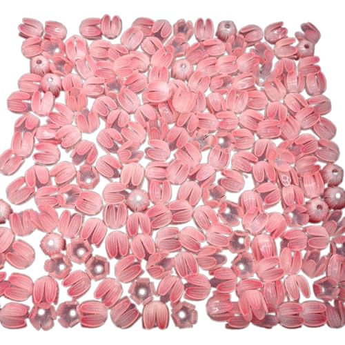 50 PCs Blumenperlen Acrylblüten Knospen Basteln Perlen Farbdruck Tulpen Perlen Handwerksbedarf 50 PCs Blumenperlen Acrylblüten Knospen Basteln Perlen Farbdruck Tulpen Perlen Handwerksbedarf von Zkydhbd