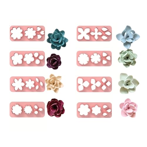 8pcs Blumentonformen Ohrring Machen Formen Für Handgefertigte Ohrringe Schmuckherstellung Mit Wiederverwendbarem Silikon Blütenblattentwurf Wiederverwendbares Silikonschmuck 8pcs Blumentonformen Ohrring Machen Formen Für Handgefertigte Ohrringe Schmuckherstellung Mit Wiederverwendbarem Silikon Blütenblattentwurf Wiederverwendbares Silikonschmuck von Zkydhbd