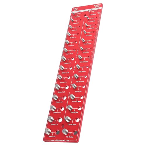 Aluminiumlegierungsschrauben Fadenprüfung 28 Löcher Leicht Und Mehrnutzig Mit Klarer Markierung Für Ingenieure Und Techniker Multispecification Kompatibilität Aluminiumlegierungsschrauben Fadenprüfung 28 Löcher Leicht Und Mehrnutzig Mit Klarer Markierung Für Ingenieure Und Techniker Multispecification Kompatibilität von Zkydhbd