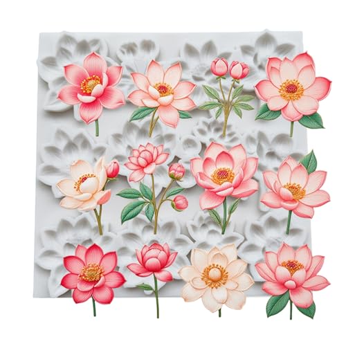 Avirulentes Flexibles Blumen Backwerkzeug Zum Erstellen Detaillierter Kuchendekorationen Und Handgefertigten Seifen Floralen Silikonformen Für Kuchen von Zkydhbd