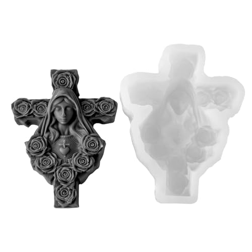 Duft Kerzenform Religiöse Themengüsse Epoxidharzformen Halloween Silikonformpflaster Formen Religiöses Thema Silikon Halloween Duft Kerzenpflaster von Zkydhbd