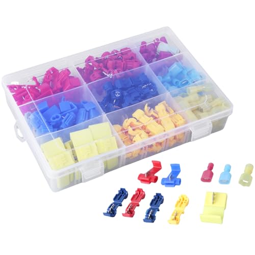 Easy Splices T Hahnanschluss Set Draht Schnellanschlüsse Elektrische Klemmen Effiziente Elektrische T Tippspleischstecker Isolierte Spatenstecker Easy Splices T Hahnanschluss Set Draht Schnellanschlüsse Elektrische Klemmen Effiziente Elektrische T Tippspleischstecker Isolierte Spatenstecker von Zkydhbd