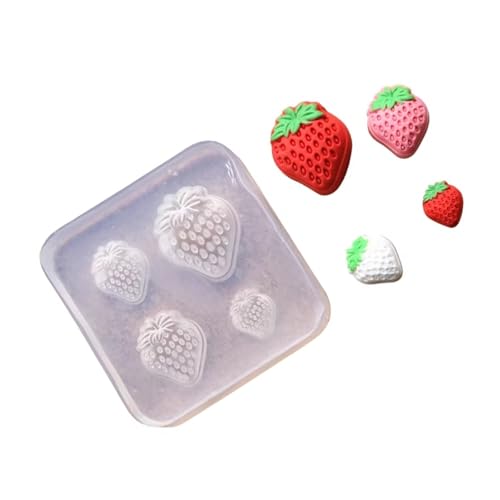 Einfach Zu Reinigend Silikonform Für Miniatur Erdbeergebäck Dessertform Für Kunsthandwerk Hobbyisten Miniaturfutter Weicher Ton Einfach Zu Reinigend Silikonform Für Miniatur Erdbeergebäck Dessertform Für Kunsthandwerk Hobbyisten Miniaturfutter Weicher Ton von Zkydhbd
