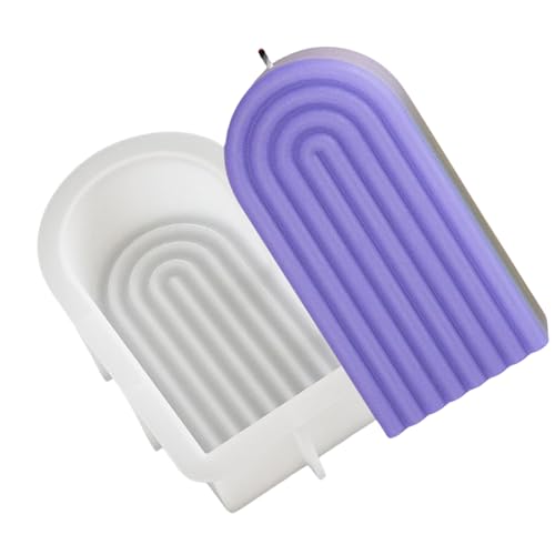 Elegante Designs Silikonform Wiederverwendbares Silikon Gestreiftes Schimmel Für Dekorative Kerzen Und Gipskunst Ornament Kerzenherstellung von Zkydhbd