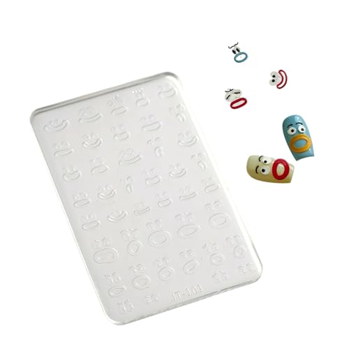 Gläser Finish Silikonform Für Nägel Dekoration 6x9cm Kompaktgröße Crafting Werkzeug Mit 3 Konstruktionen Kristallharzfahrzeuge Schimmelpilze von Zkydhbd