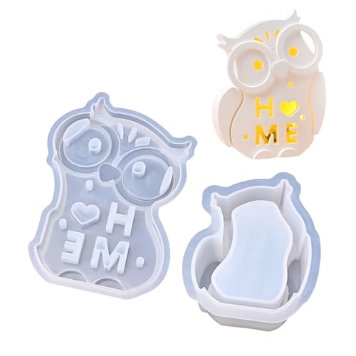 Kreative Eule Thematische Silikon Crafting Schimmelpilze Hohldesigns Eulenformen Für Anpassbare Lampenschirme Und Dekorative Stücke Lampen Schatten Silikonform Kreative Eule Thematische Silikon Crafting Schimmelpilze Hohldesigns Eulenformen Für Anpassbare Lampenschirme Und Dekorative Stücke Lampen Schatten Silikonform von Zkydhbd
