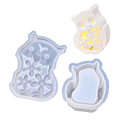 Kreative Eule Thematische Silikon Crafting Schimmelpilze Hohldesigns Eulenformen Für Anpassbare Lampenschirme Und Dekorative Stücke Lampen Schatten Silikonform Kreative Eule Thematische Silikon Crafting Schimmelpilze Hohldesigns Eulenformen Für Anpassbare Lampenschirme Und Dekorative Stücke Lampen Schatten Silikonform von Zkydhbd