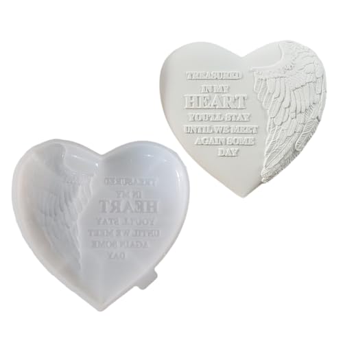 Kreative Herzdesigns Robustes Silikonform Tragbares Accessoire Für Handwerksbegeisterte Home Dekorationsprojekte Herzform von Zkydhbd