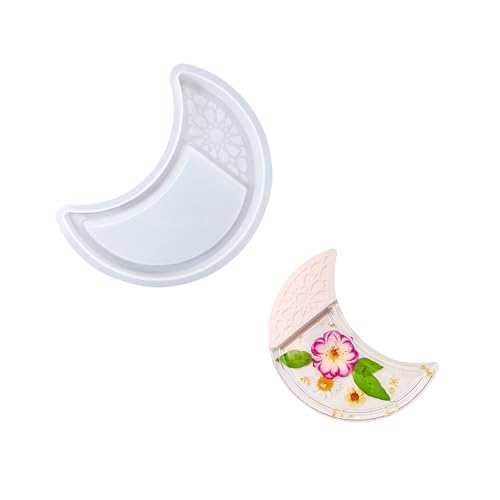 Lebensmittelqualität Silikonkuppelform Mit Mond Design Für Epoxidharz Nedose Osten Home Decors Gips Craft Form Form von Zkydhbd