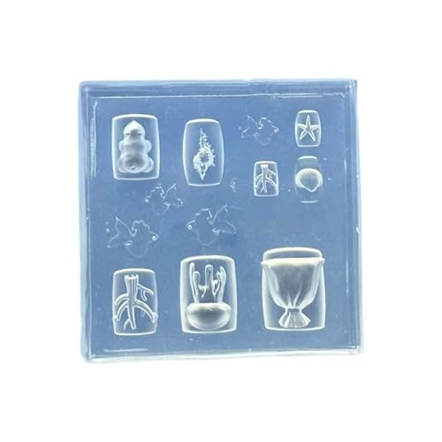 Meereskreatur Silikonnägel Schimmel Für Harzschmuck Beinhalten Schildkröten Seepferdchen Und Muschelgeprägte Designs Professionelles Nagelkunstwerkzeug Silikon Meereskreatur Silikonnägel Schimmel Für Harzschmuck Beinhalten Schildkröten Seepferdchen Und Muschelgeprägte Designs Professionelles Nagelkunstwerkzeug Silikon von Zkydhbd