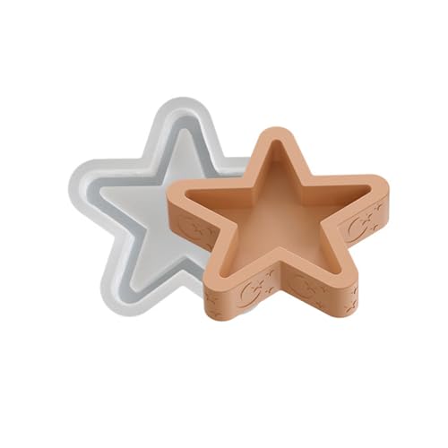 Multipurpose Robuster Silikon Sternkerzenhalter Schimmelpilzset Für Harzputzhandwerksvorräte Sortierte Größen Tragbar Multipurpose Robuster Silikon Sternkerzenhalter Schimmelpilzset Für Harzputzhandwerksvorräte Sortierte Größen Tragbar von Zkydhbd