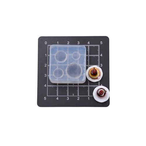 Poratble Siliconform Zur Erzeugung Realistischer Miniaturdesserts Perfekt Für Handwerksliebhaber Und Kreative Einfache Release Form von Zkydhbd