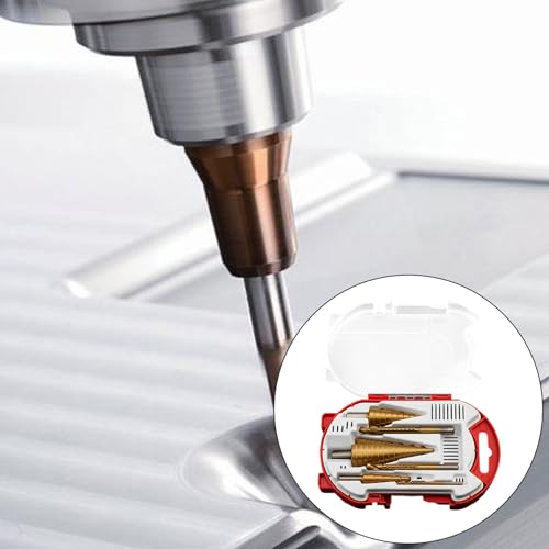 Professionelles Metallbohrer Bit Mit Hochgeschwindigkeits Stahlbeschichtung 3 Größen Stufen Twist Twist Für Holzbearbeitung Und Genauigkeitsbohrungen von Zkydhbd