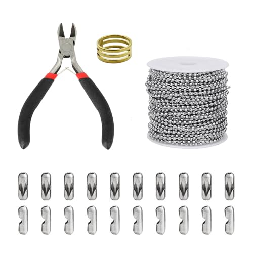 Schmuck Herstellung Von Handwerksbedarf Täglich Verwendung Mit Zangen Verschlüssen Und Sprungringen Accessoire Für Halsketten Armbänder Schmuckwerkzeuge Set Set von Zkydhbd