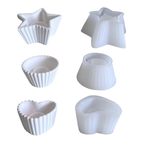 Silicon Kerzenständer Multi Zweck Silikon Falten Für Kreative Standhalter Designs von Zkydhbd