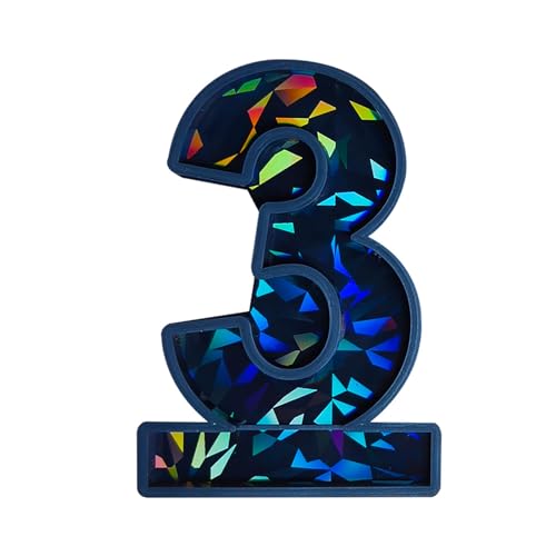 Silikonform 3d Arabische Nummer Geburtstag Kerze Schimmel Silikonform 3d Arabische Nummer Geburtstag Kerze Schimmel von Zkydhbd
