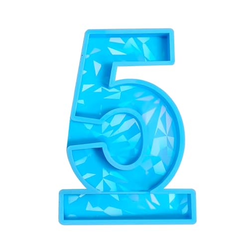Silikonform 3d Arabische Nummer Geburtstag Kerze Schimmel Silikonform 3d Arabische Nummer Geburtstag Kerze Schimmel von Zkydhbd