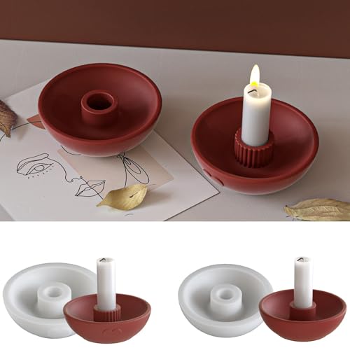 Silikonkerzenformen Wiederverwendbare Nicht Stick Bastelkits Für Epoxidharz Casting Und Heimatkorner Kerzenleuchter Silikonkerzenformen Wiederverwendbare Nicht Stick Bastelkits Für Epoxidharz Casting Und Heimatkorner Kerzenleuchter von Zkydhbd