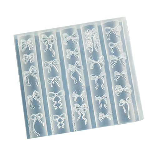 Silikonnägel Verzierung Formen Bowknot Thema Kleine Accessoires Crafting Formen Für Schönheit Enthusiasten Bowknot Nagel Charme Form von Zkydhbd
