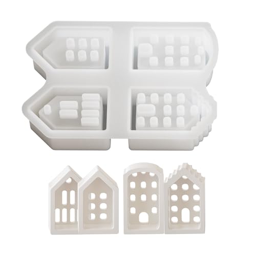Silikonschmuck Schimmelpilze Hausform Nacht Lichtform Formen Harz Home Bastel Silikonschmuck Schimmelpilze Hausform Nacht Lichtform Formen Harz Home Bastel von Zkydhbd