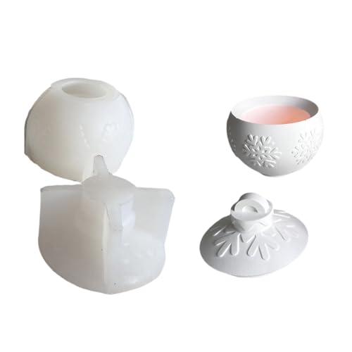 Stilvolle Schneeflockenkerzenhalter Formen Benutzerfreundliche Silikon Kerzenstick Für Kugelbecher Kreation Sphere Cup Stilvolle Schneeflockenkerzenhalter Formen Benutzerfreundliche Silikon Kerzenstick Für Kugelbecher Kreation Sphere Cup von Zkydhbd