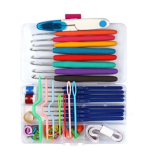 Strickwerkzeuge Zubehör Nadelhäkchen Haken Marker Strick Nadel Set Stick Unpicker Häkel Set Mit Gehäuse Strickwerkzeuge Zubehör Nadelhäkchen Haken Marker Strick Nadel Set Stick Unpicker Häkel Set Mit Gehäuse von Zkydhbd