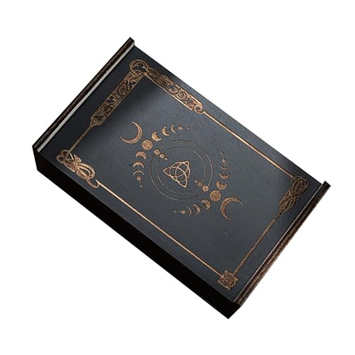 Tragbarer Kartenbehälter Astrologys Schmuckstücken Box Holz Druck Tarotkarten Aufbewahrungsbox WahrsCination Karten Aufbewahrung Hülle Astrologys Schmuckstücke Box Playings Karten Aufbewahrung Hülle von Zkydhbd