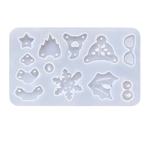 Urlaub Silikongast Für Handwerkliche Ohrringe Anhänger Schlüsselanhänger Weihnachtsdeck Silikonschmuck Machen Formen Machen von Zkydhbd