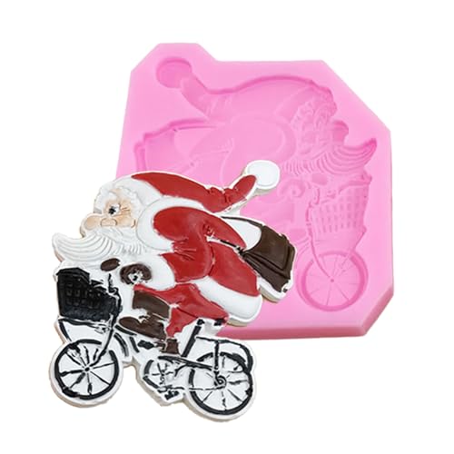 Weihnachten Santa Silicon Candy Form Multi Purpose Bastelwerkzeug Schokolade Seifen Kerze Herstellen Flexible Lebensmittel Sichere Materialien Ungiftige Silikonform von Zkydhbd