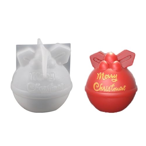 Weihnachts Silikonform Set Für Kerzenfeiertagdekorationen Mit Rentiere Snowman Designs Festival Silikon Backform von Zkydhbd