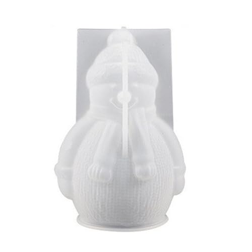 Weihnachts Silikonform Set Für Kerzenfeiertagdekorationen Mit Rentiere Snowman Designs Festival Silikon Backform von Zkydhbd