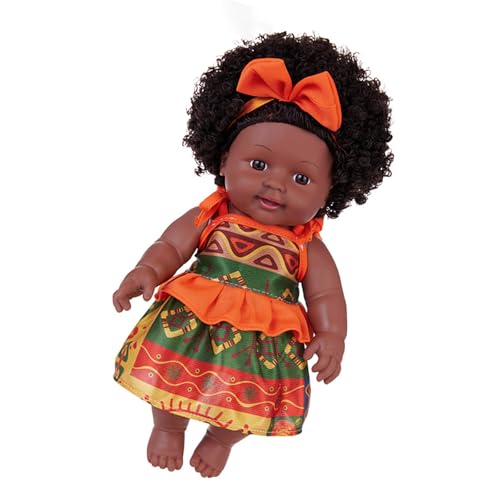 Zkydhbd 12in wasserdichte Wiedergeborene Puppen Fashion Schwarze Puppen Afrikanische Kleinkind Girl Dolls Für Kinder Tun Um Kind Zu Spielen. Unternehmen Spielzeugpuppe Mit Kleidung Zkydhbd 12in wasserdichte Wiedergeborene Puppen Fashion Schwarze Puppen Afrikanische Kleinkind Girl Dolls Für Kinder Tun Um Kind Zu Spielen. Unternehmen Spielzeugpuppe Mit Kleidung von Zkydhbd