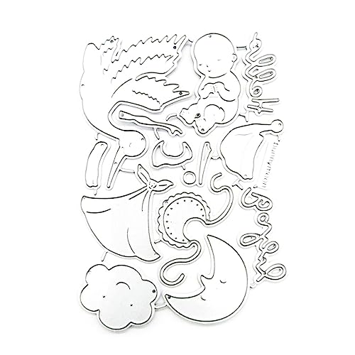 Zkydhbd Baby Stanzformen Vögel Metallstanzungen Für Karten Basteln Prägen Foto Scrapbooking Album Papierdekorationen von Zkydhbd