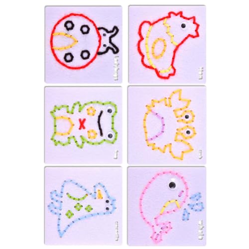 Zkydhbd Kinder Sicheres Nicht Verwobenes Stoff Handgefertigtes Nähkits Craft Projekt Spielzeug Für Frühes Lernen Und Kinder Vorschulkinder Feinmotorische Fähigkeiten Bildungsnähen Kits Für Kleinkind von Zkydhbd