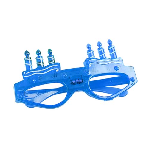 Zkydhbd LED Eyle Rahmen Plastikgläser Geburtstagsfeier Brille Perfekte Karnevalsparty Sonnenbrille Photostudio Dekoration Party Brillen Für Geburtstage Blinken Geburtstag Brillenfestleuchte Brille von Zkydhbd